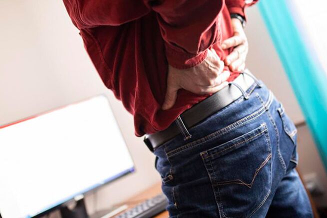 sakit sa likod tungod sa osteochondrosis